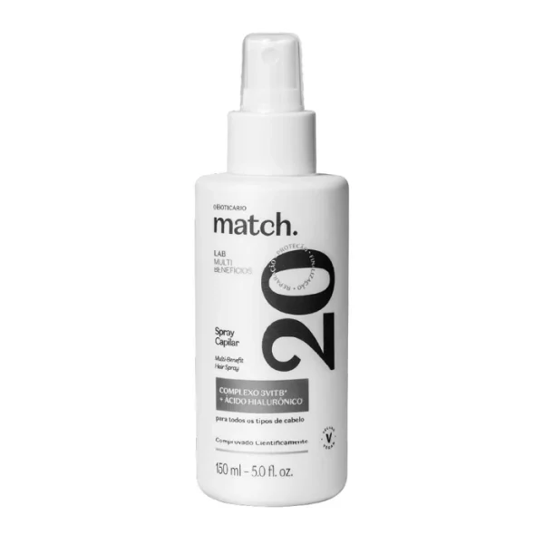 Match. Spray Multibenefícios Capilar Lab, 150ml